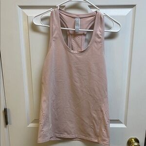 Athleta Light Pink Racerback Tank Top